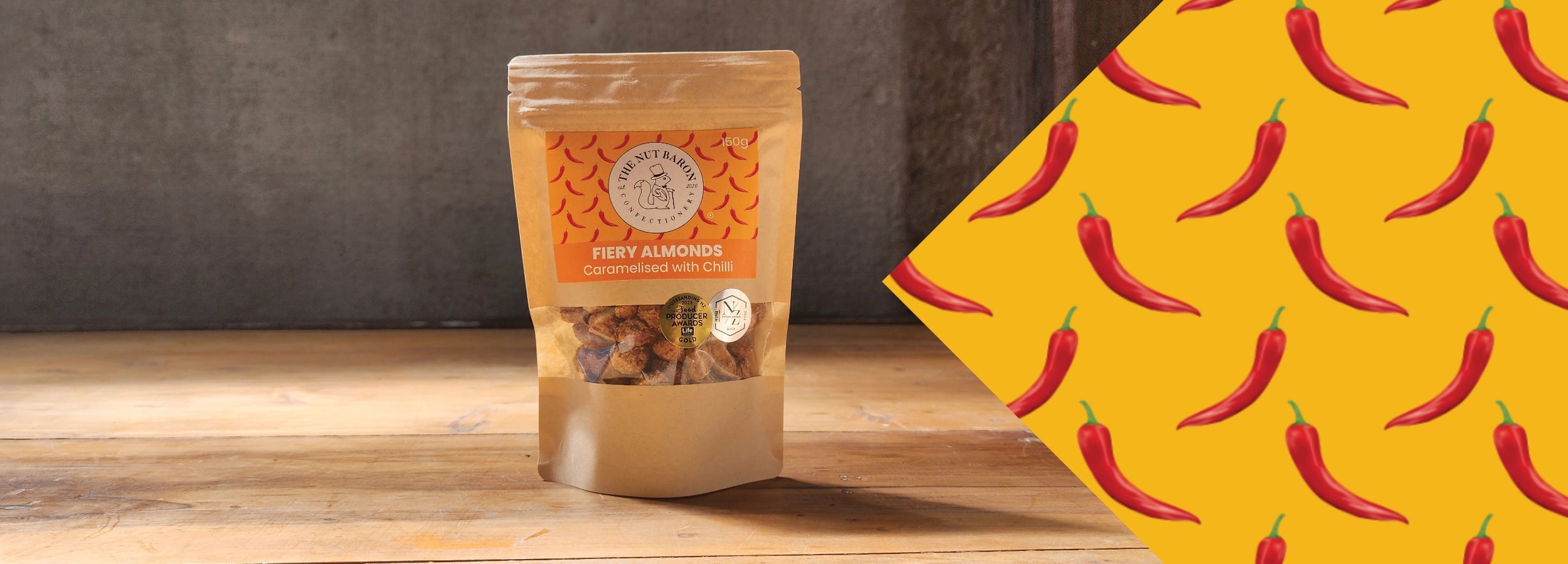 Fiery Almonds - Caramelised with Chilli