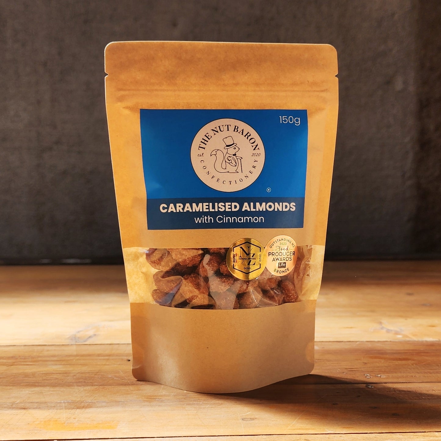 Caramelised Almonds with Cinnamon 150g