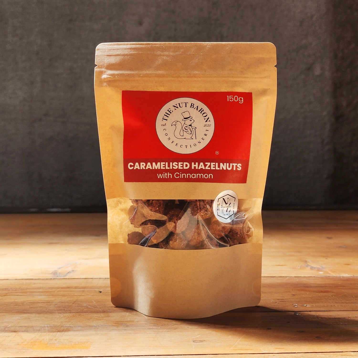 Caramelised Hazelnuts with Cinnamon 150g
