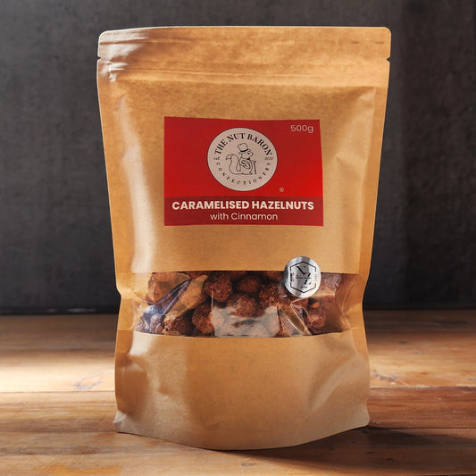 Caramelised Hazelnuts with Cinnamon 500g