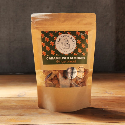 Caramelised Almonds - Gingerbread 150g